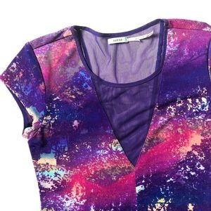 Kimchi Blue Dresses - Kimchi Blue M Purple Unicorn Dress Deep V Mesh Kimchi Blue Dresses - Kimchi Blue M Purple Unicorn Dress Deep V Mesh